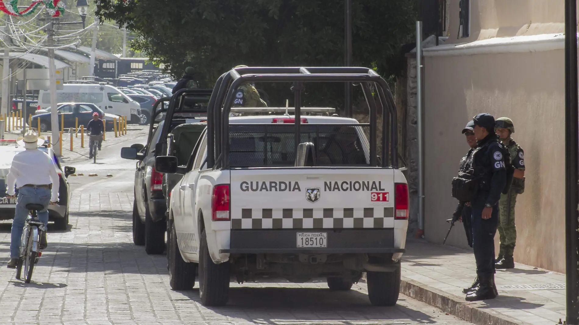 Población queretana ha recibido positivamente a la agrupación federal. Foto César Ortiz.